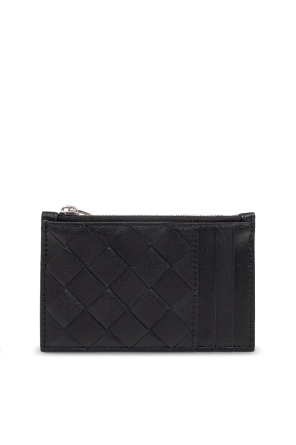 Black Leather card case Bottega Veneta - Vitkac Canada